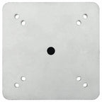vidaXL Bodenhülse für Sonnenschirm Silbern 16x16x39,5 cm Stahl