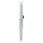 vidaXL Bodenhülse für Sonnenschirm mit 40-50 mm Mast Silbern Aluminum