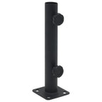 vidaXL Sonnenschirmständer für Ø32/34/38 mm Mast Mattschwarz Stahl