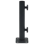 vidaXL Sonnenschirmständer für Ø32/34/38 mm Mast Mattschwarz Stahl