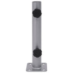 vidaXL Sonnenschirmständer für Ø32/34/38 mm Mast Silbern Stahl