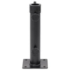 vidaXL Sonnenschirmständer für Ø38/48 mm Mast Mattschwarz Stahl