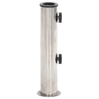 vidaXL Sonnenschirmständer für Ø38/48 mm Mast Silbern Edelstahl
