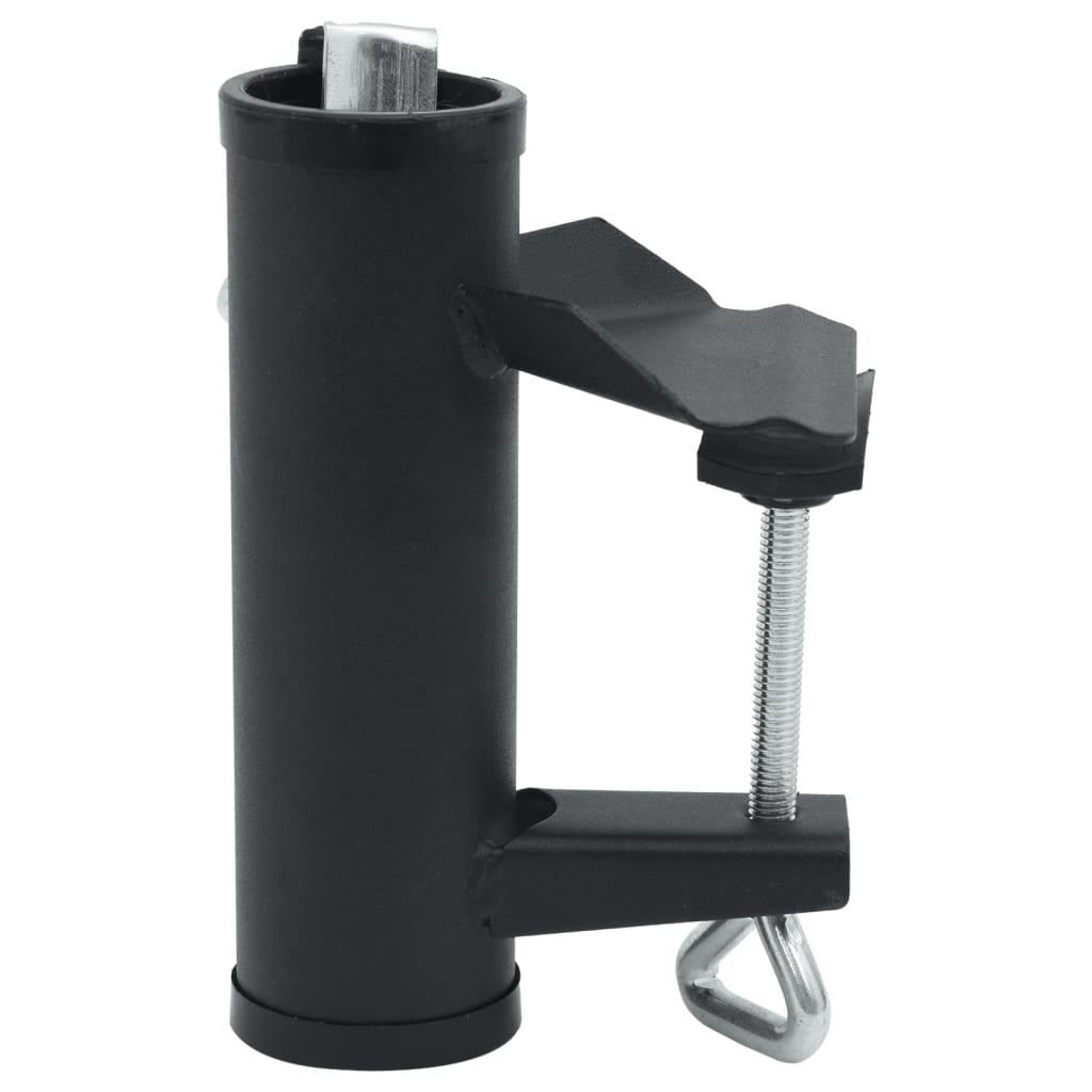 vidaXL Sonnenschirmhalter für Balkon 2 Stk. 25-38 mm Stahl