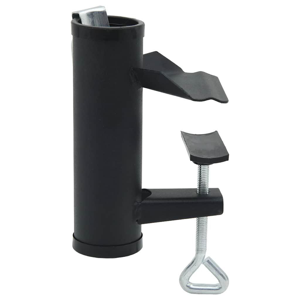 vidaXL Sonnenschirmhalter für Balkon 2 Stk. 25-38 mm Stahl