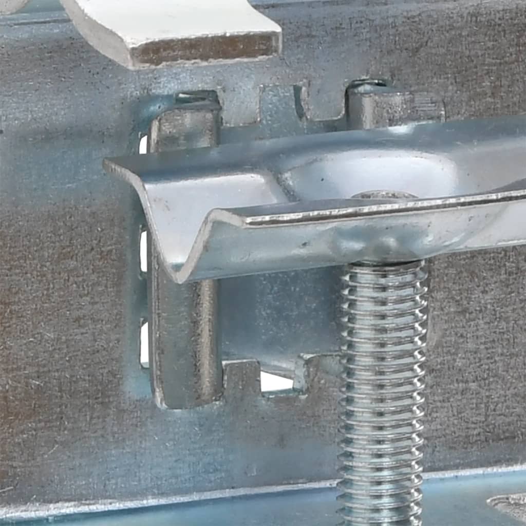 vidaXL Sonnenschirmhalter für Balkon 2 Stk. 32 mm Verzinkter Stahl