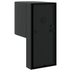 vidaXL Außenwandleuchte Schwarz 12 x 7 x 15 cm Edelstahl