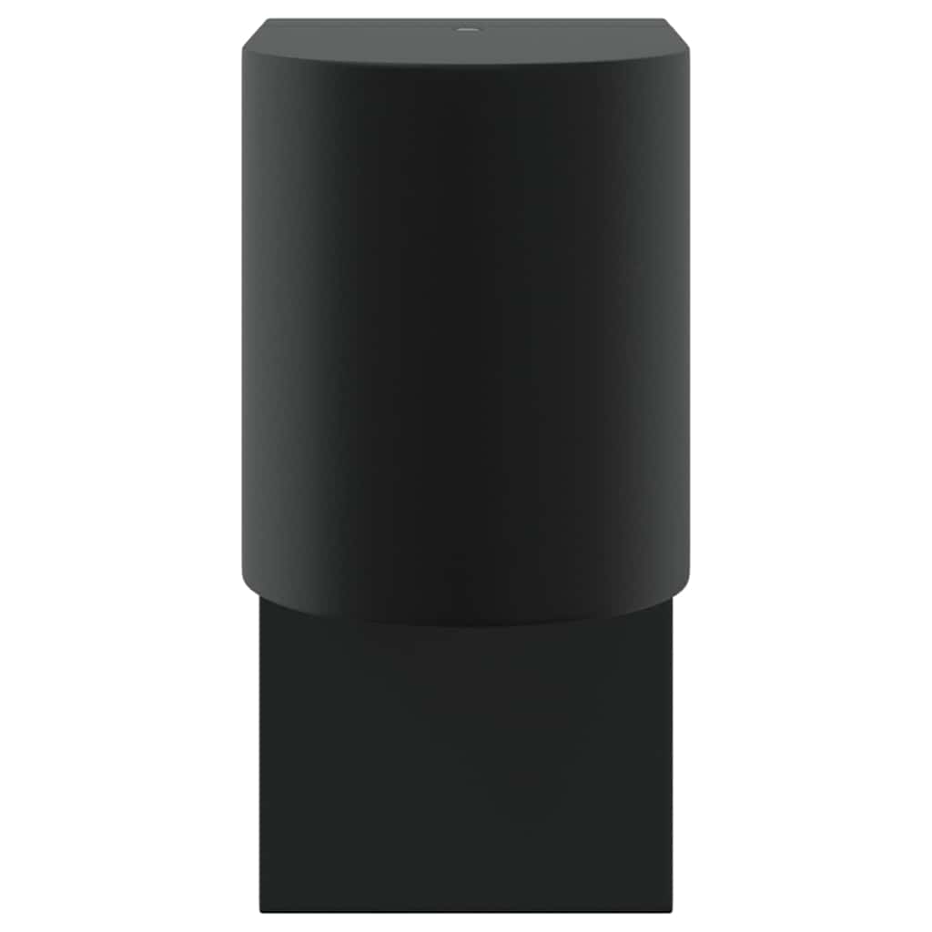 vidaXL Außenwandleuchte Schwarz 12 x 7 x 15 cm Edelstahl