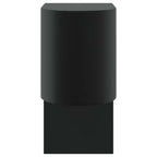 vidaXL Außenwandleuchte Schwarz 12 x 7 x 15 cm Edelstahl