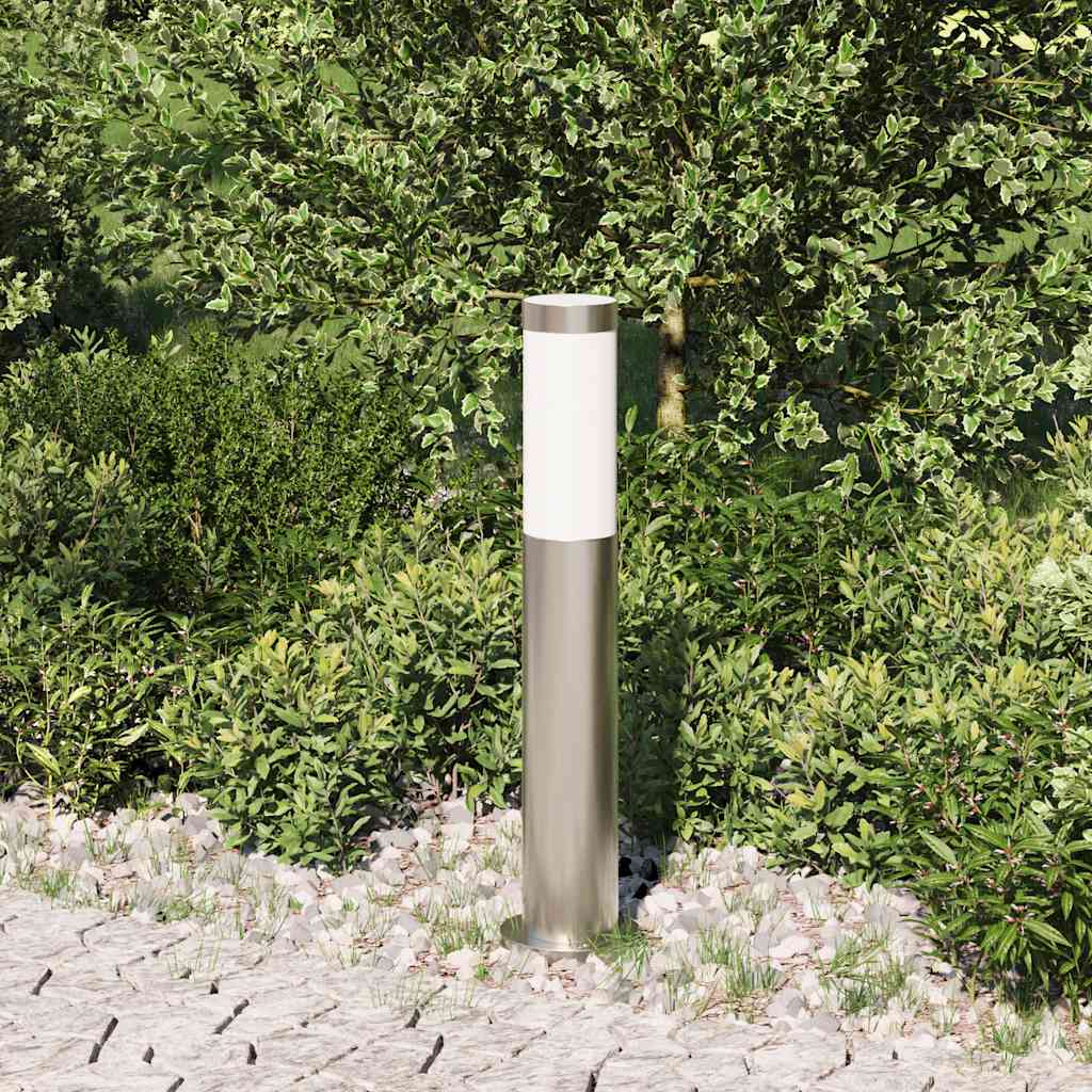vidaXL Pollerleuchte 50 cm Edelstahl IP44