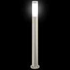 vidaXL Pollerleuchten 3er 80 cm Edelstahl IP44