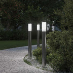 vidaXL Pollerleuchten 3er 80 cm Edelstahl IP44