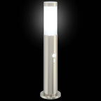 vidaXL Pollerleuchte mit Sensor 50 cm Edelstahl IP44