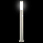 vidaXL Pollerleuchten mit Sensor 3er 80 cm Edelstahl IP44