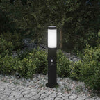 vidaXL Pollerleuchte mit Sensor 50 cm Edelstahl IP44
