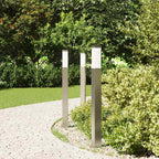 vidaXL Pollerleuchten 3 Stück 80 cm Edelstahl IP44