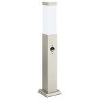 vidaXL Pollerleuchten mit Sensor 3 Stk. 50 cm Edelstahl IP44