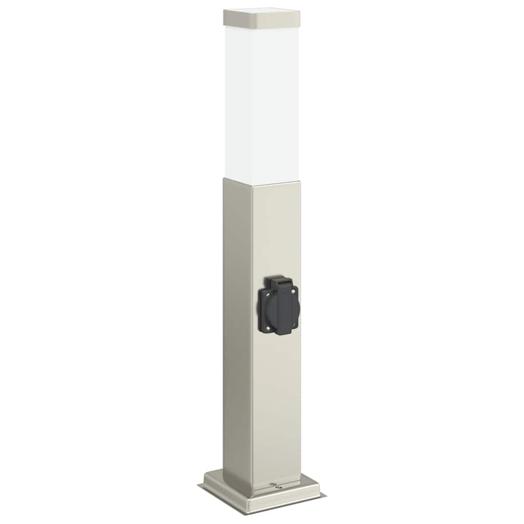 vidaXL Pollerleuchten mit Auslass 3 Stk. 50 cm Edelstahl IP44