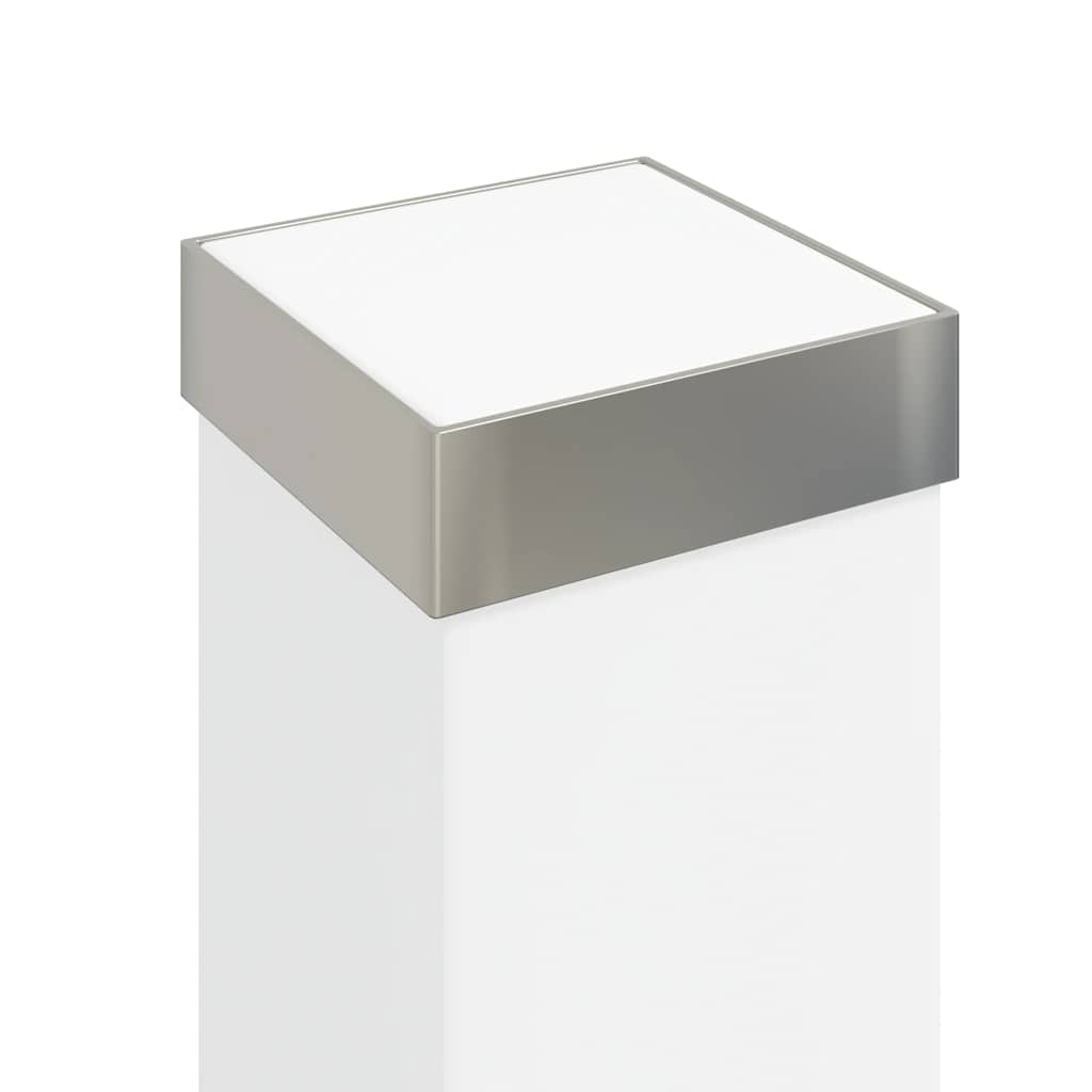 vidaXL Pollerleuchten mit Sensor&Steckdose 3 Stk. 50 cm Edelstahl IP44
