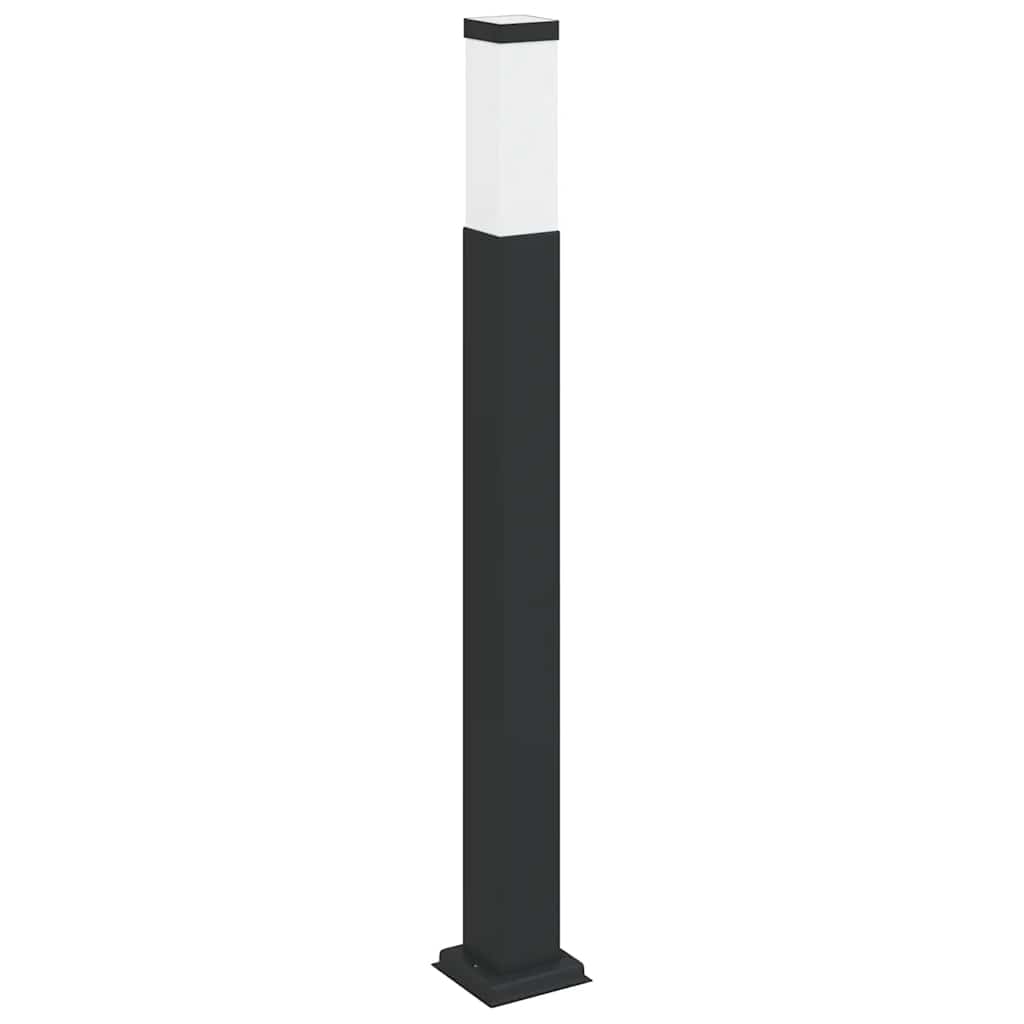 vidaXL Pollerleuchten 3 Stück 80 cm Schwarz IP44