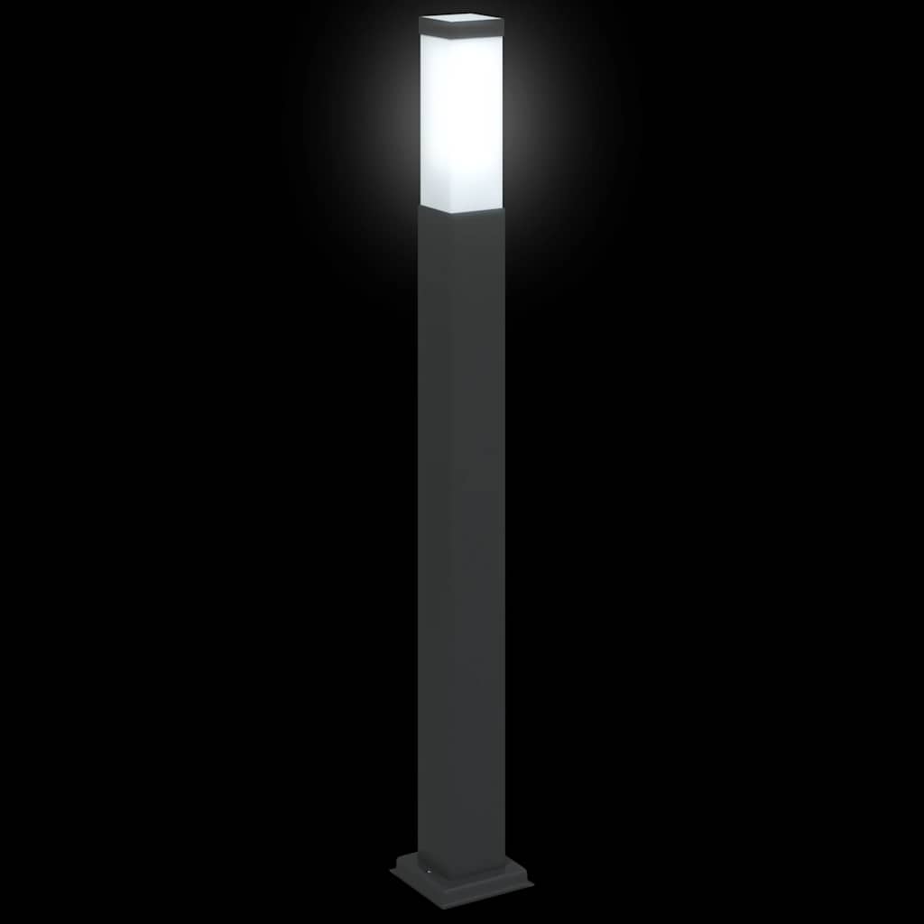 vidaXL Pollerleuchten 3 Stück 80 cm Schwarz IP44