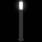 vidaXL Pollerleuchten 3 Stück 80 cm Schwarz IP44