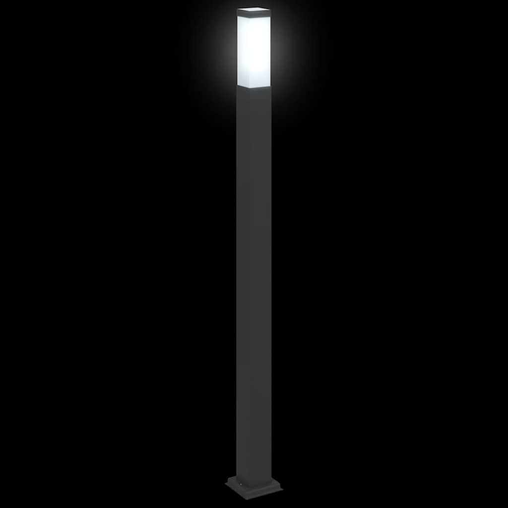 vidaXL Pollerleuchten 3 Stk. 110 cm Schwarz IP44