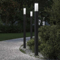vidaXL Pollerleuchten 3 Stk. 110 cm Schwarz IP44