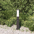 vidaXL Pollerleuchte mit Sensor 50 cm Schwarz IP44