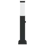 vidaXL Pollerleuchte mit Sensor 50 cm Schwarz IP44