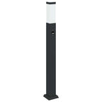 vidaXL Pollerleuchten mit Sensor 3 Stk. 80 cm Schwarz IP44