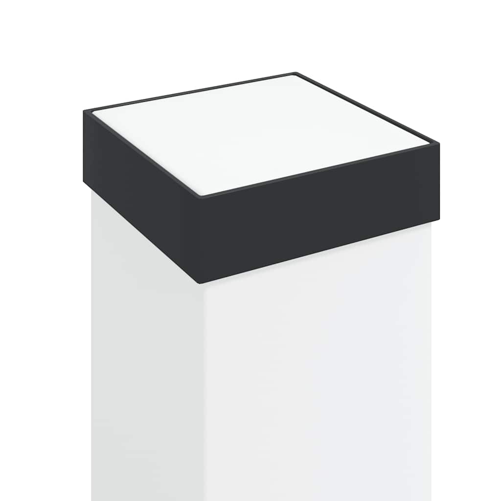 vidaXL Pollerleuchten mit Sensor 3 Stk. 80 cm Schwarz IP44