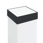 vidaXL Pollerleuchten mit Sensor 3 Stk. 80 cm Schwarz IP44