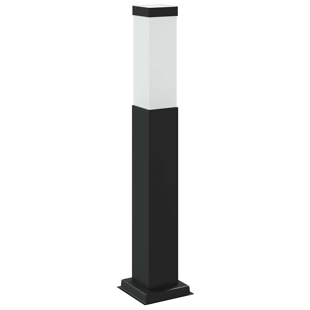 vidaXL Pollerleuchte mit Auslass 50 cm Schwarz IP44