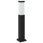 vidaXL Pollerleuchte mit Auslass 50 cm Schwarz IP44