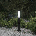 vidaXL Pollerleuchte mit Auslass 50 cm Schwarz IP44