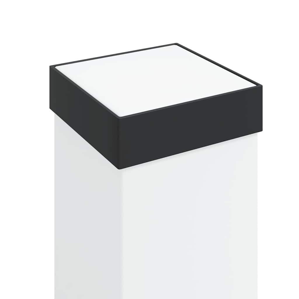 vidaXL Pollerleuchten mit Sensor&Steckdose 3 Stk. 50 cm Schwarz IP44