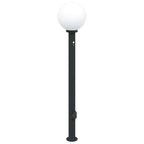 vidaXL Pollerleuchten mit Sensor und Steckdose 3 Stk. 120 cm Schwarz IP44