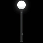 vidaXL Pollerleuchten mit Sensor und Steckdose 3 Stk. 120 cm Schwarz IP44