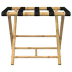 vidaXL Gepäckablage Klappbar 62x42x50,5 cm Bambus