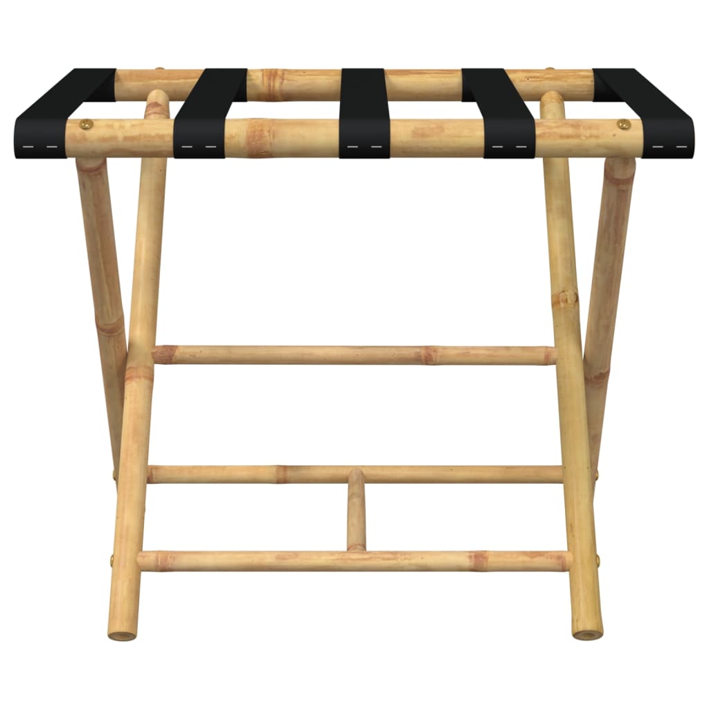 vidaXL Gepäckablage Klappbar 62x42x50,5 cm Bambus