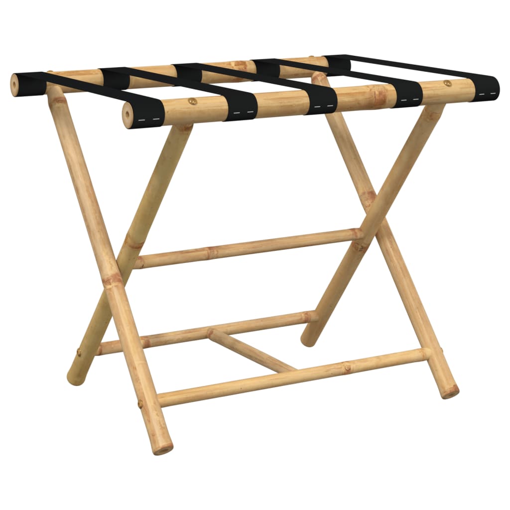 vidaXL Gepäckablage Klappbar 62x42x50,5 cm Bambus