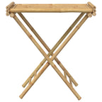 vidaXL Tabletttisch Klappbar 70,5x42,5x80 cm Bambus