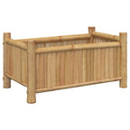 vidaXL Pflanzkübel 50x30x25 cm Bambus