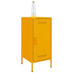 vidaXL Sideboards 2 Stk. Senfgelb 36x39x79 cm Stahl