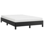 vidaXL Bettgestell ohne Matratze Schwarz 120x190 cm Kunstleder