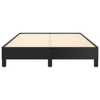 vidaXL Bettgestell ohne Matratze Schwarz 120x190 cm Kunstleder