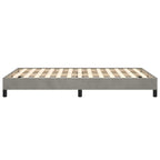 vidaXL Bettgestell ohne Matratze Hellgrau 120x190 cm Samt