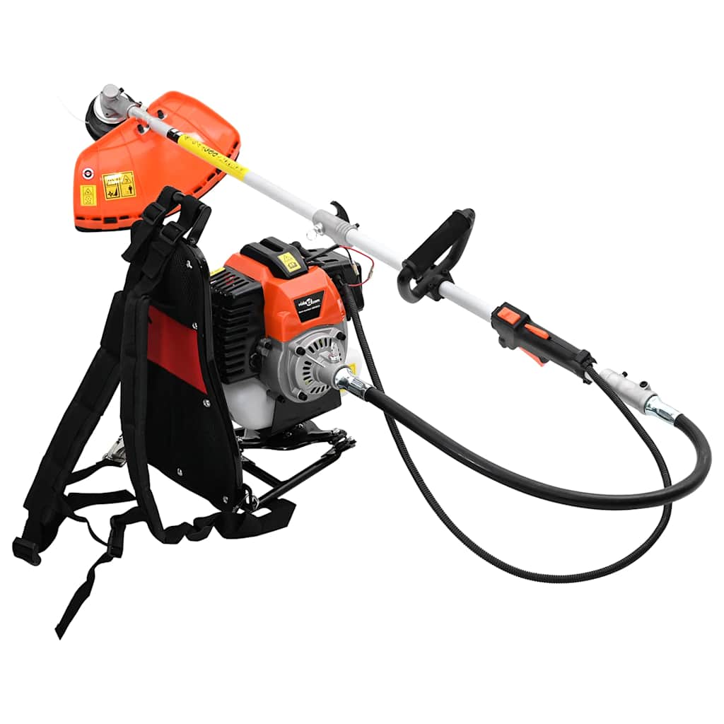 vidaXL Freischneider Rucksackdesign Orange 52 cm³ 1,45 kW