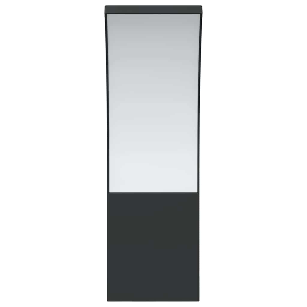 vidaXL LED-Außenwandleuchten 2 Stk. Schwarz Aluminiumdruckguss